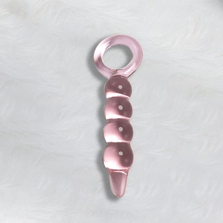 Bubble Butt Glass Dildo
