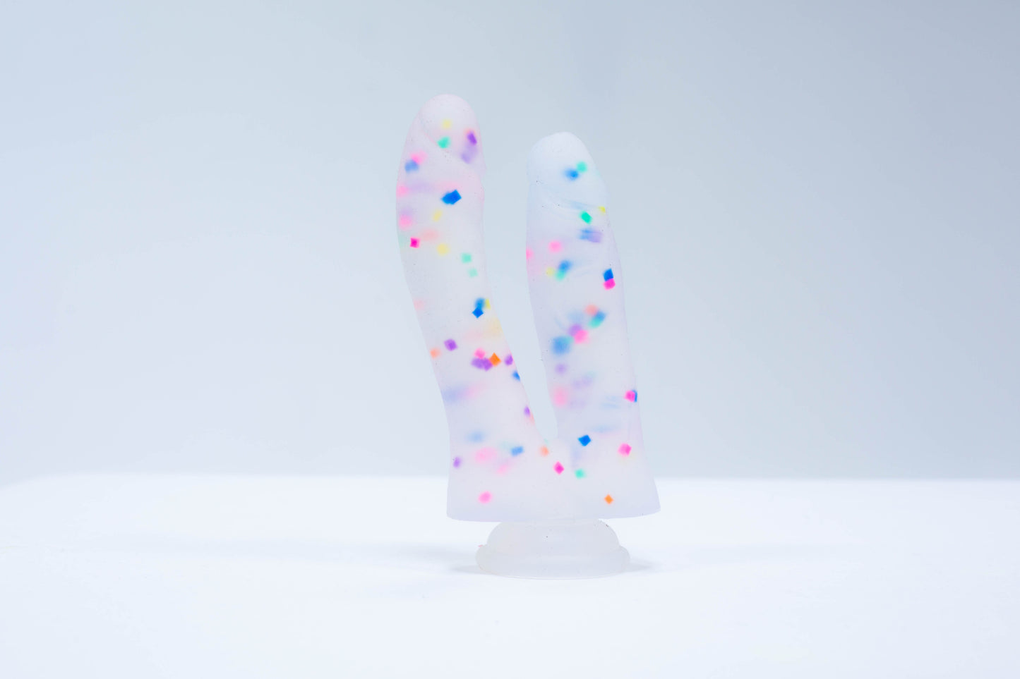 Birthday Cake Confetti Double Penetration Dildo