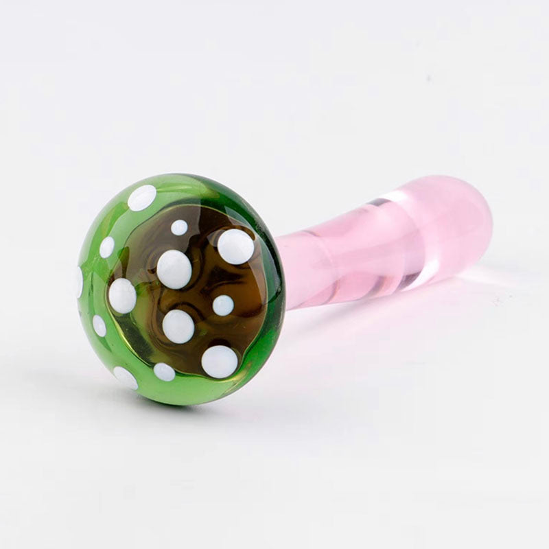 Magic Mushroom Glass Dildo