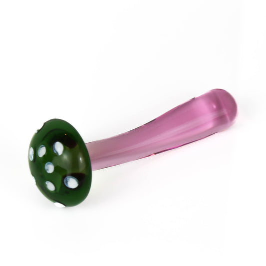 Magic Mushroom Glass Dildo