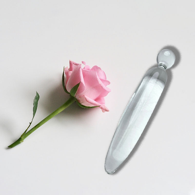 Just a Little Guy Glass Dildo