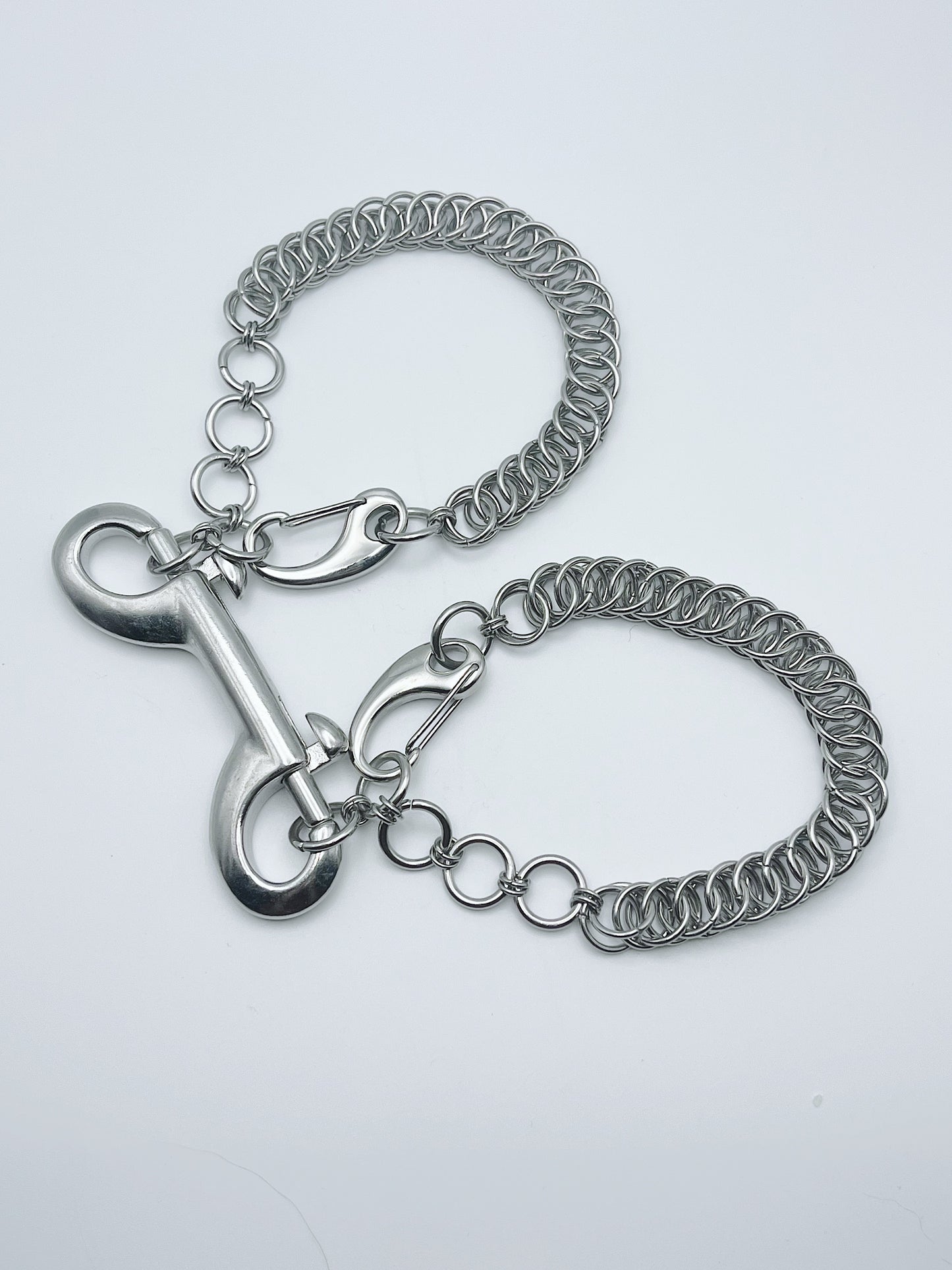 SEANTII Designs Stainless Steel Handcuffs