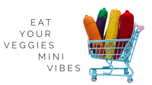 eat your veggies mini vibes: add playfulness to your collection with these veggie vibes