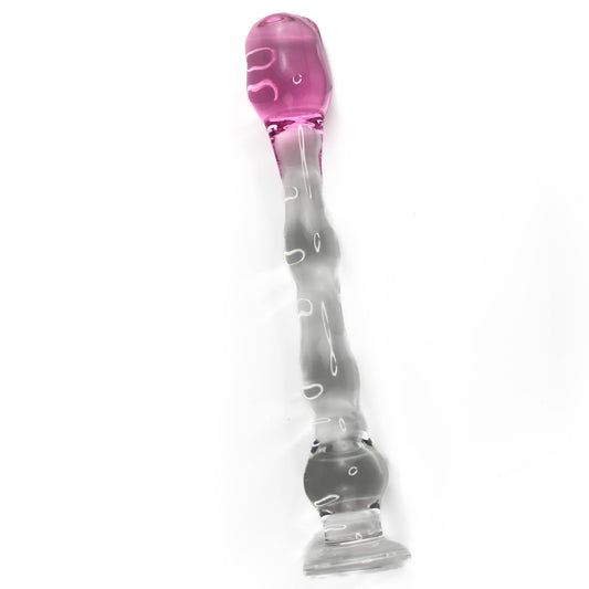 Buy Me Roses Glass Dildo