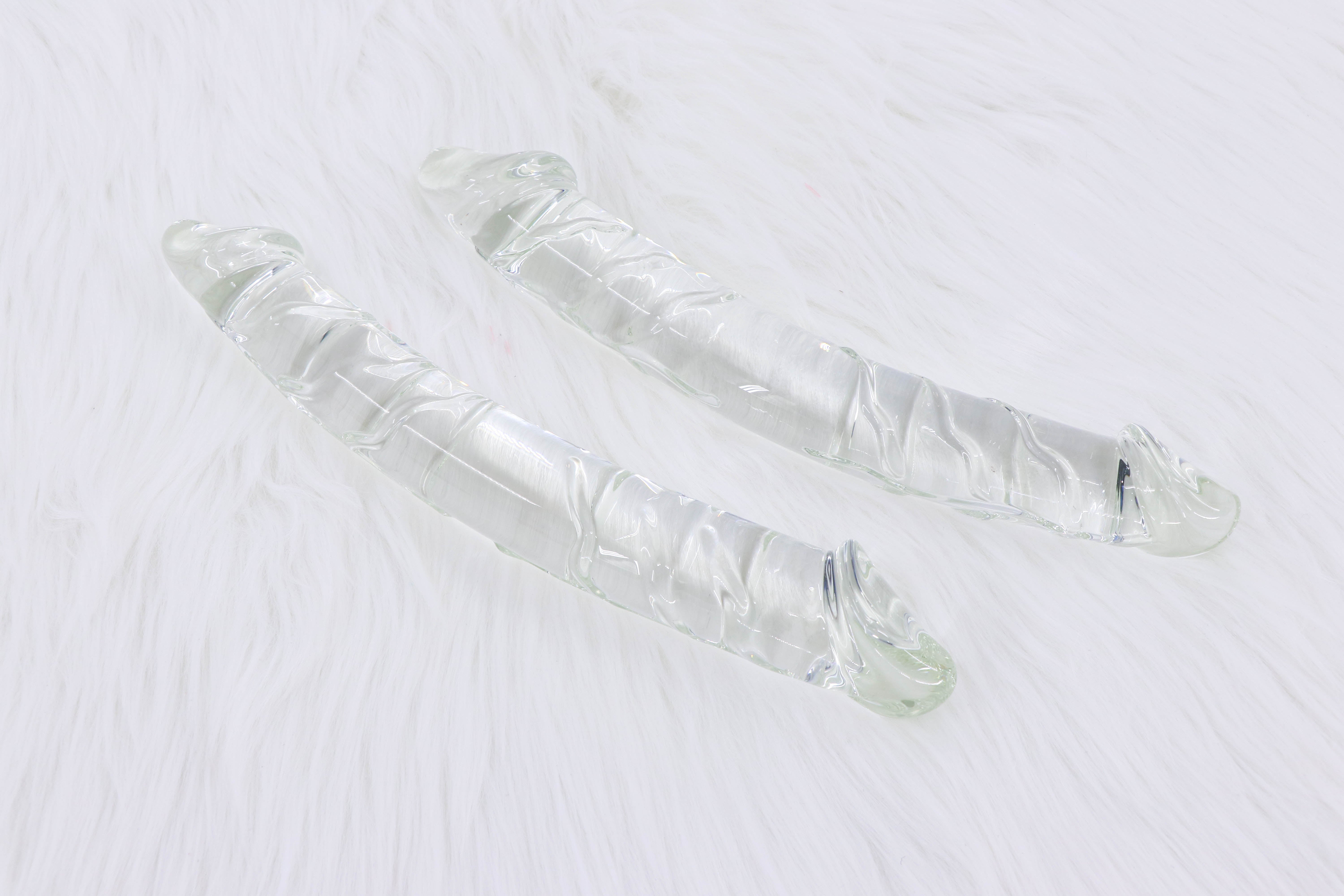 Double Trouble Dual Ended Glass Dildo Haus Of Toys Double Trouble Dual Ended Glass Dildo Haus Of Toys