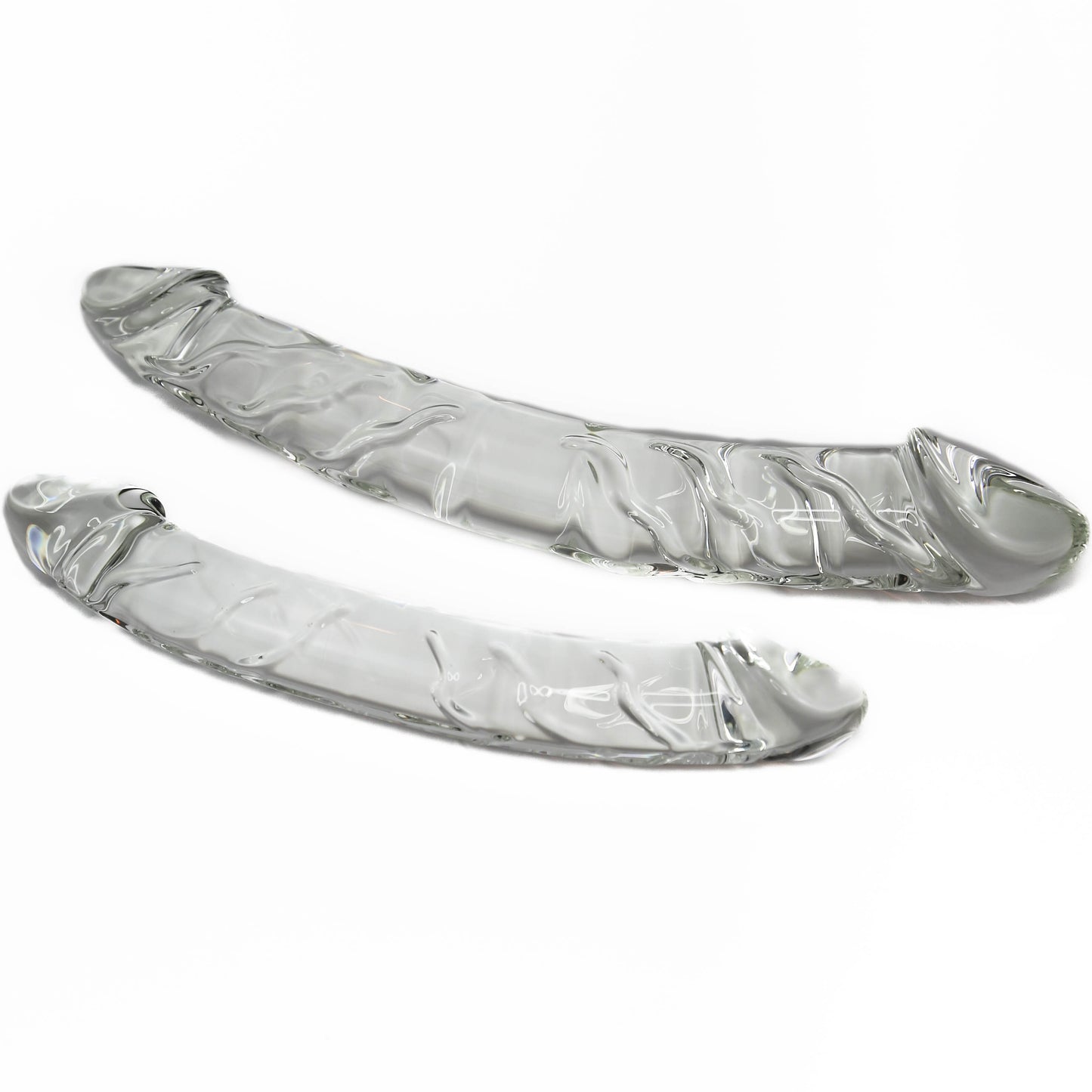 Double Trouble Dual Ended Glass Dildo