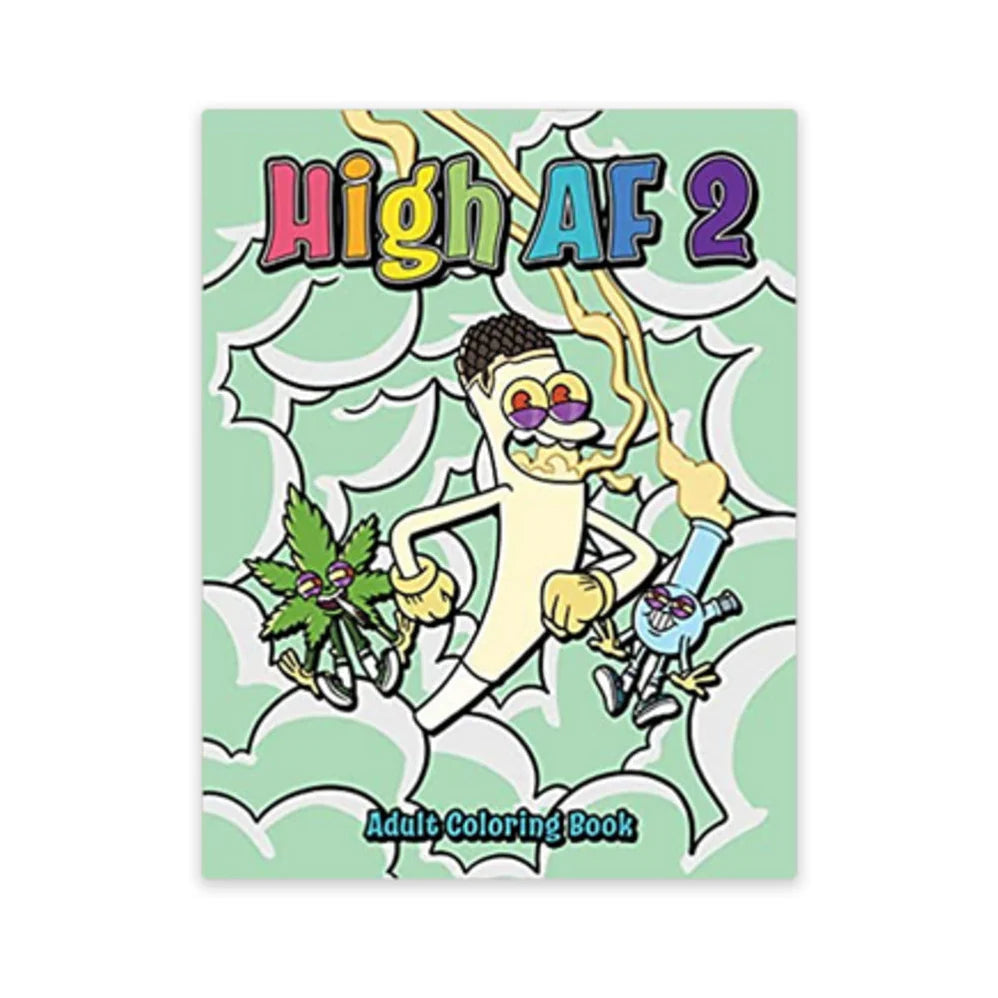 high af 2 - adult coloring book