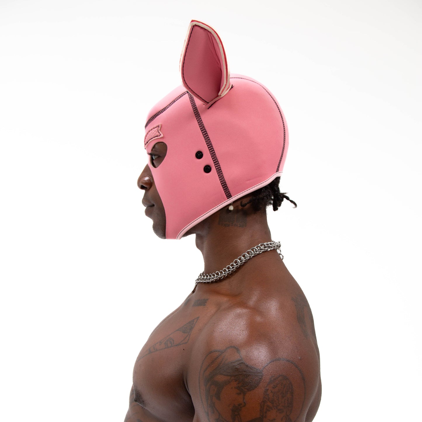 Pig Hood Bondage Mask