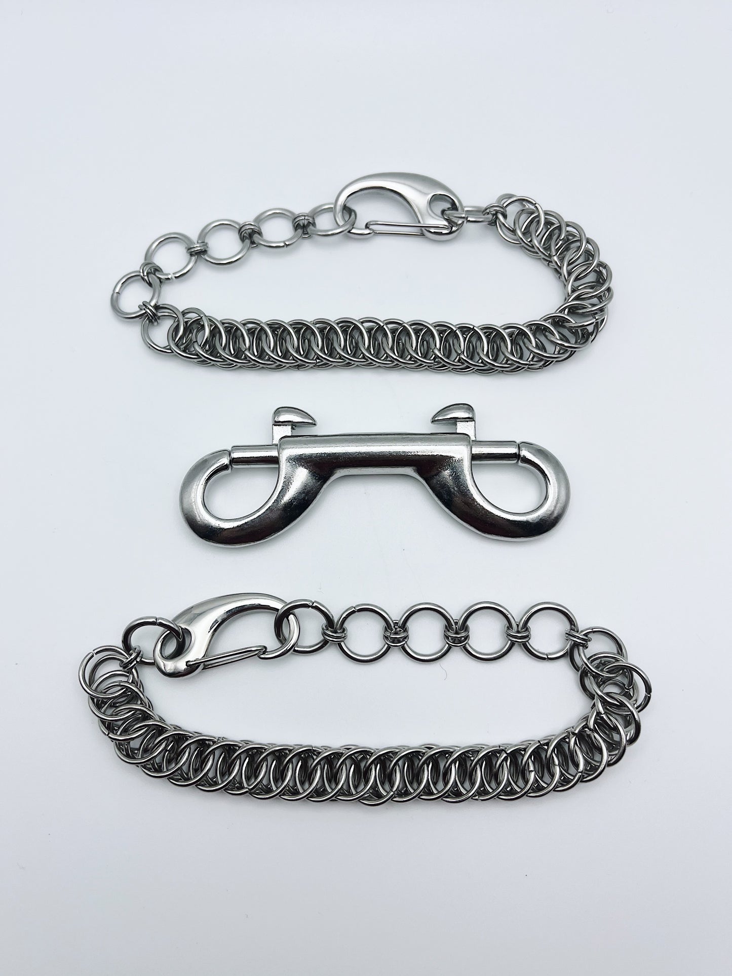 SEANTII Designs Stainless Steel Handcuffs
