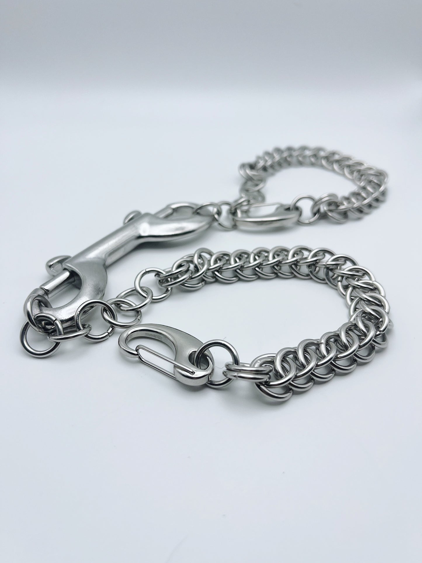 SEANTII Designs Stainless Steel Handcuffs